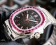 New! Swiss Replica Patek Philippe Nautilus Pink&Black Watch 40-5mm Limited New PP5711 (4)_th.jpg